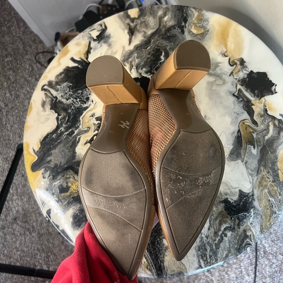 Marc Fisher Gildie Mesh Fishnet Heels 7 - Picture 6 of 9